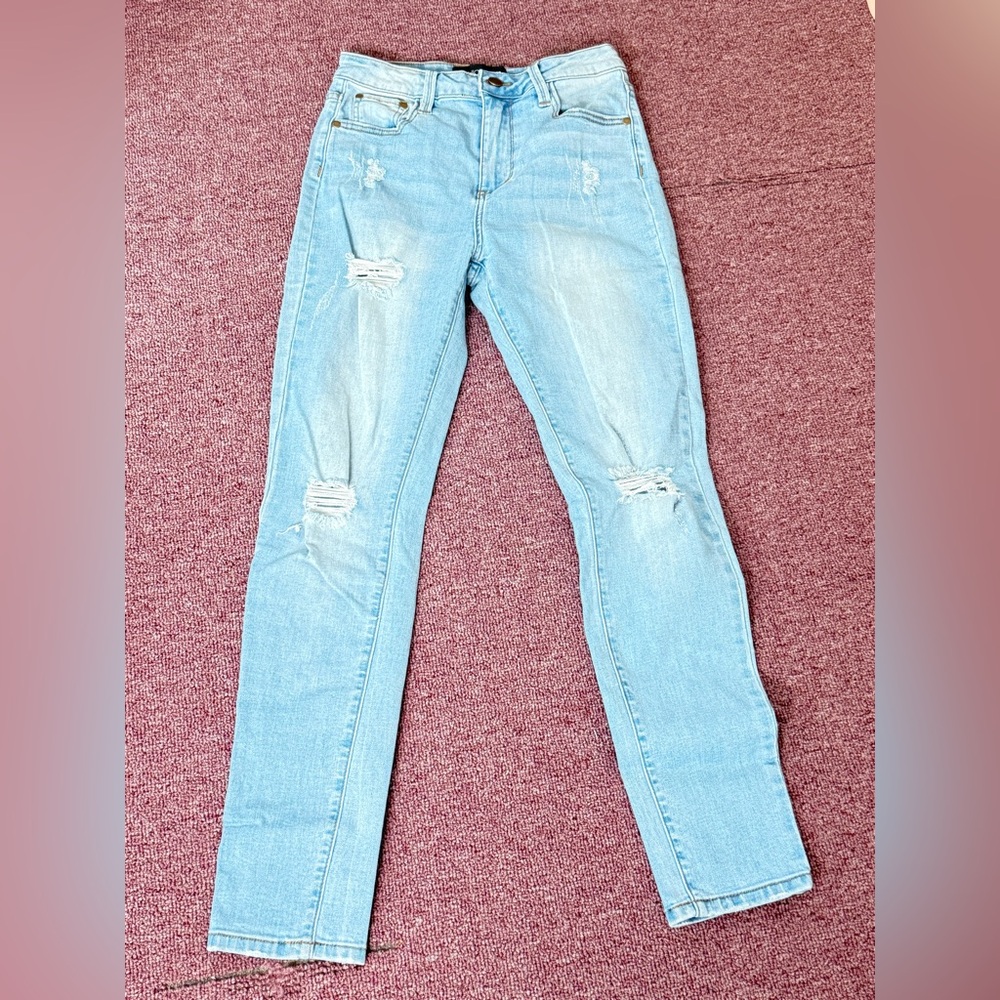 Fashion Nova Light Blue Skinny Jeans